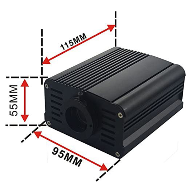 16W Single Head RGBW LED Optic Fibre Engine Driver With 28 Keys RF Remote Controller 16W Single Head RGBW LED Optic Fibre Engine Driver With 28 Keys RF Remote Controller